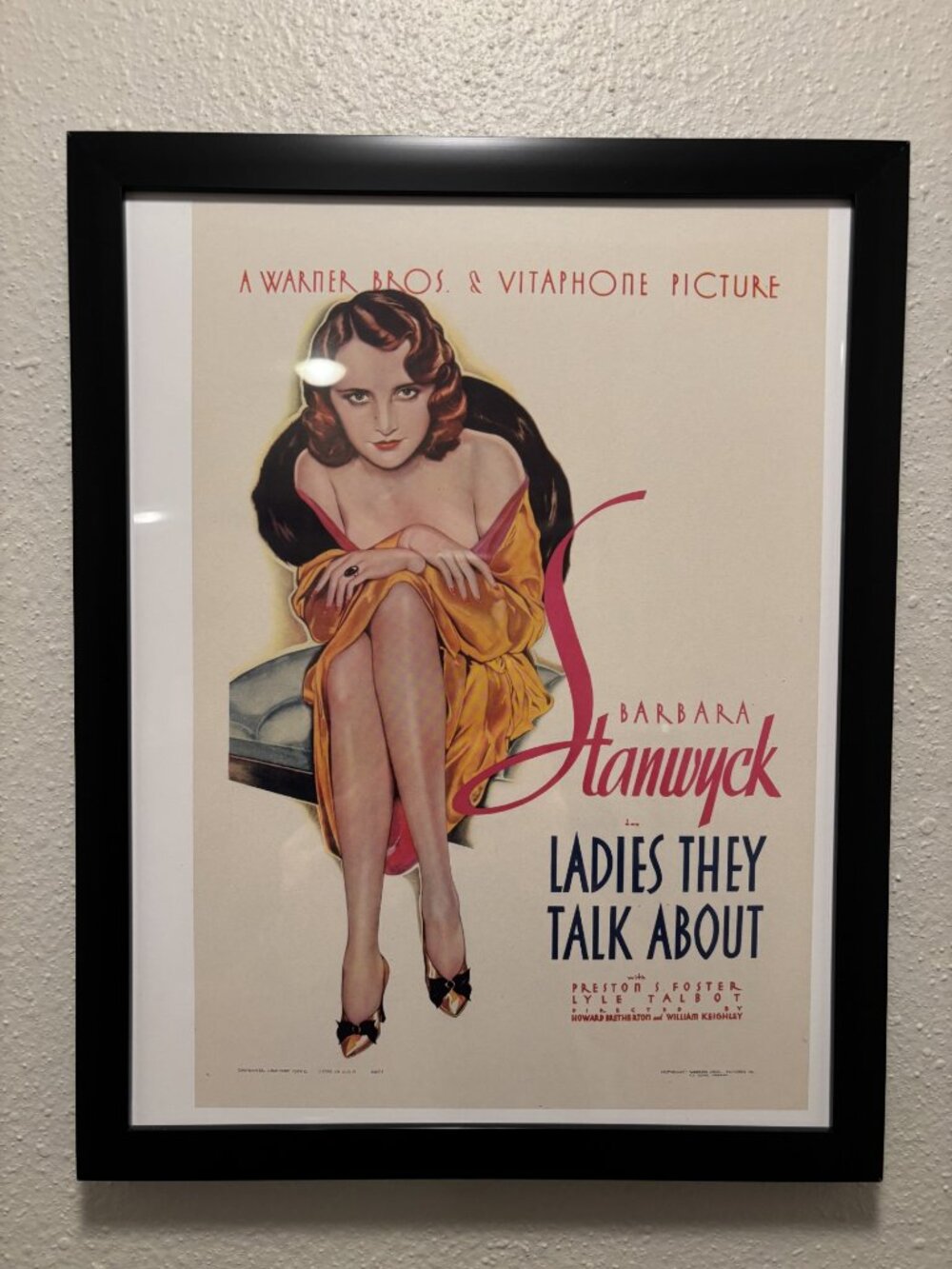 Ladies They Talk About (1933) Framed 8.5x11 Inch Art Print